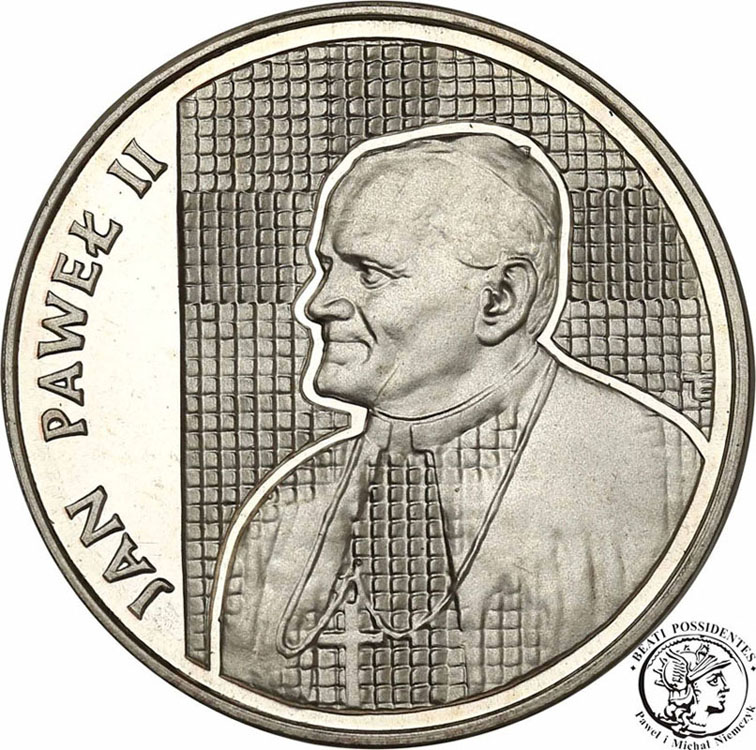 10 000 zł 1989 Papież Jan Paweł II Kratka st.L-