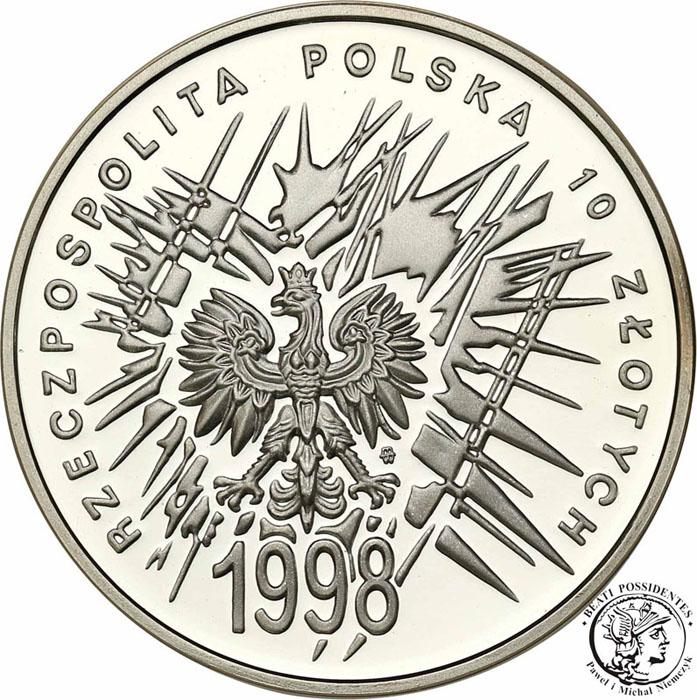 10 złotych 1998 Niepodległość st.L