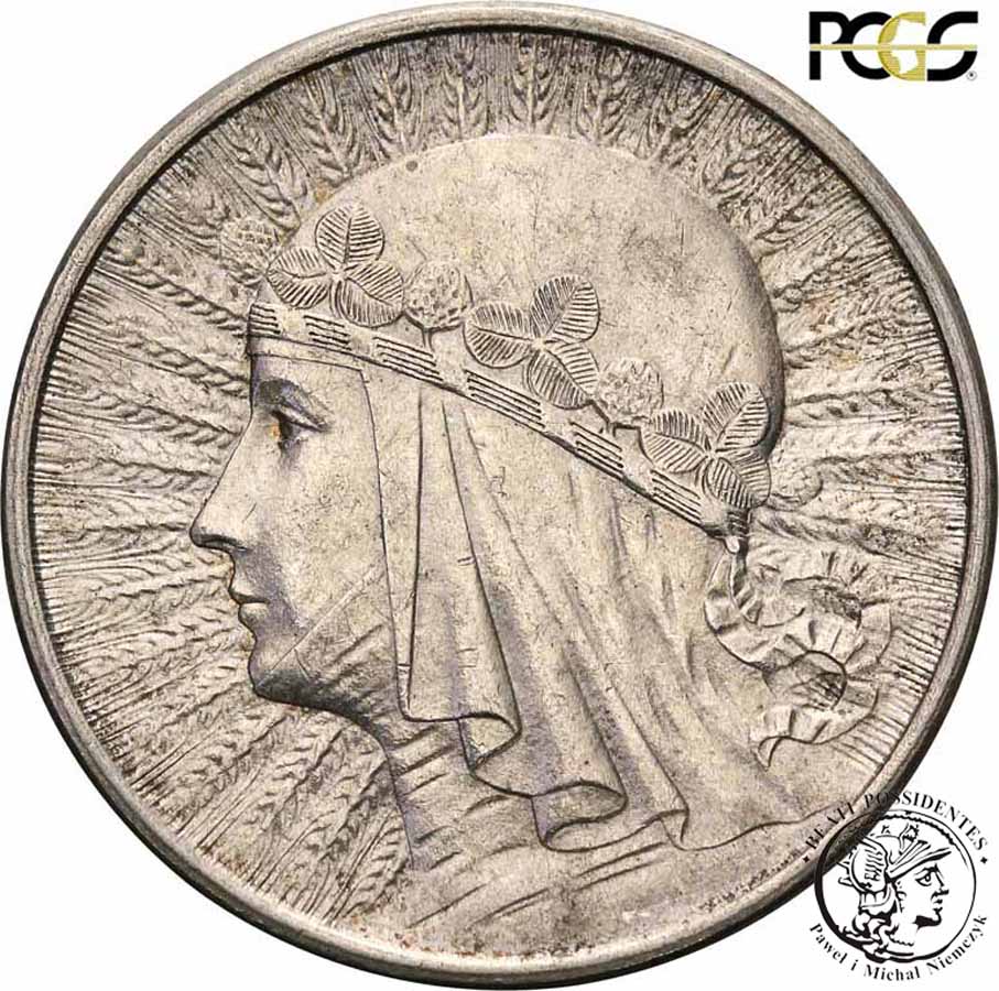 2 złote 1934 głowa kobiety PCGS MS64