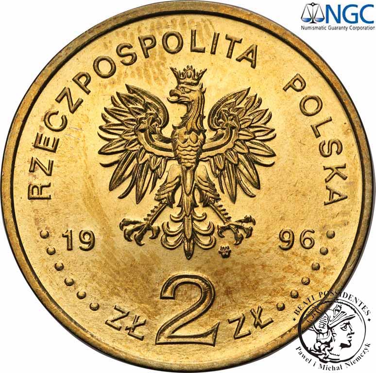 2 złote 1996 Henryk Sienkiewicz NGC MS64