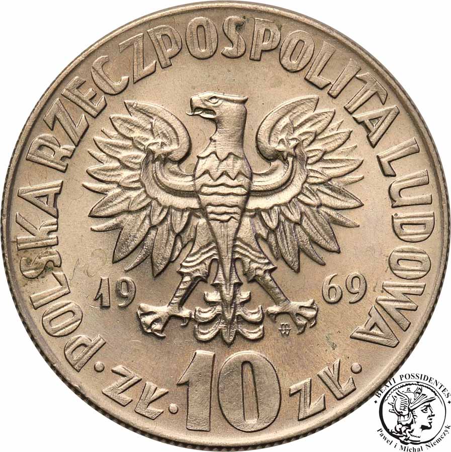 10 złotych 1969 Mikołaj Kopernik st. 1