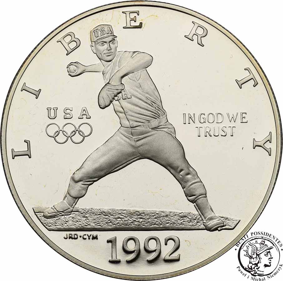 USA 1 dolar 1992 XXV Olimpiada st. L