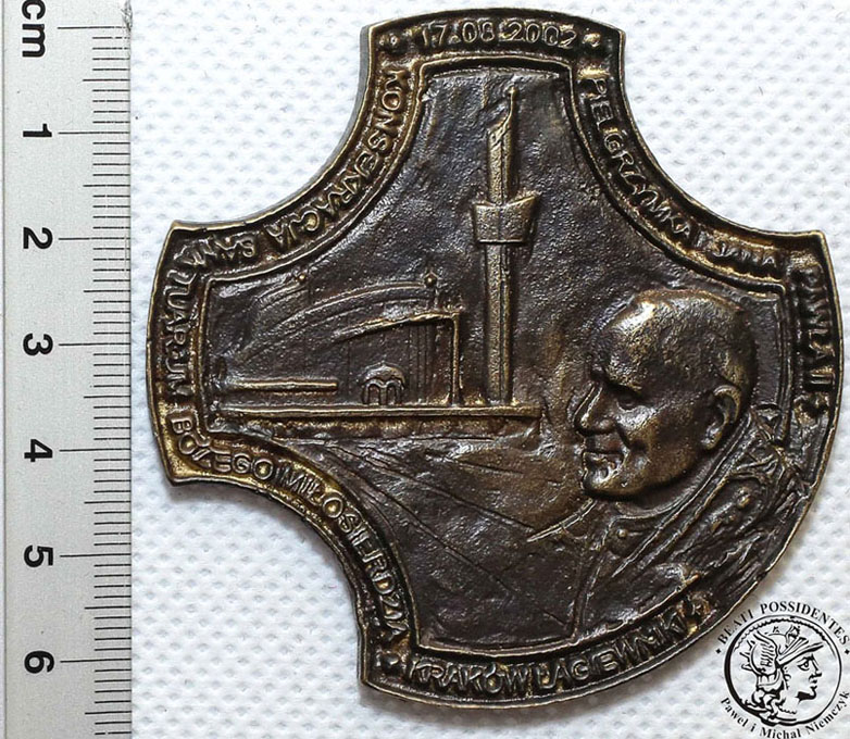 Polska medal Jan Paweł II 2002 pielgrzymka st. 1