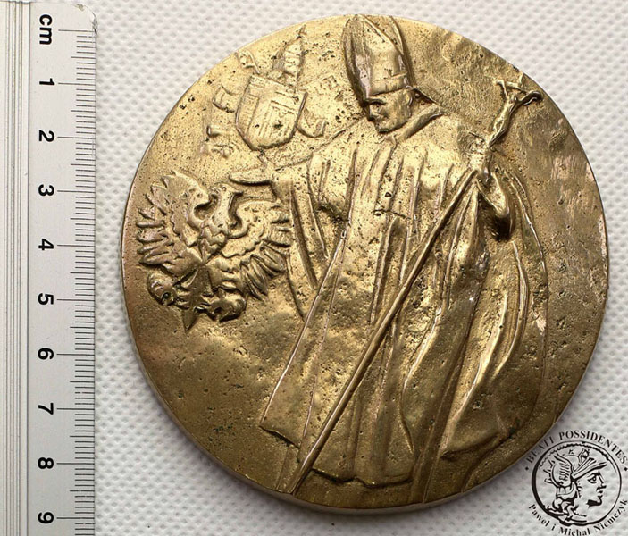 Polska medal Papież Jan Paweł II 1987 st. 1