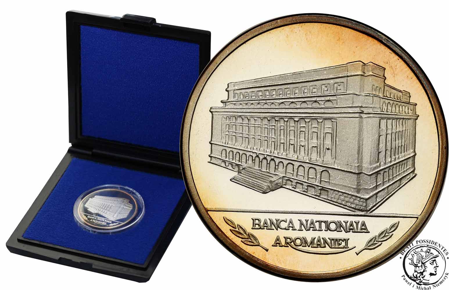 Rumunia medal SREBRO NBR otwarcie muzeum 1997 st.L