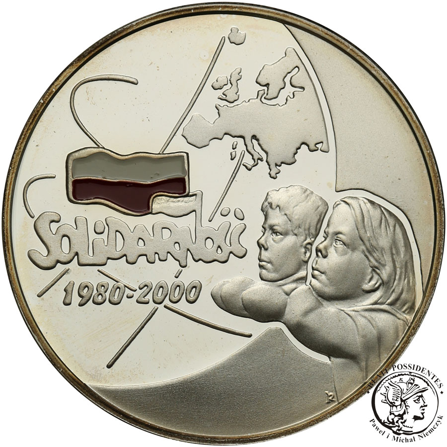 10 złotych 2000 Solidarność 20 lat st.L-
