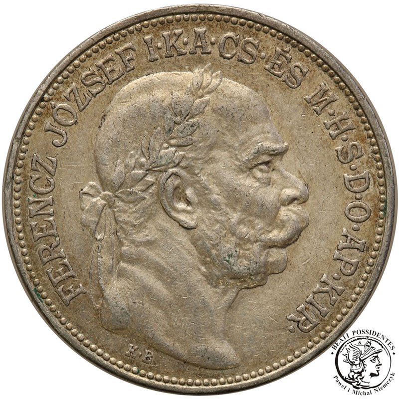 Węgry 2 korony 1914 -R- st.2/2-