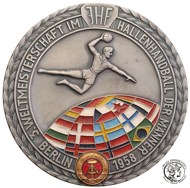 Niemcy DDR 1958 wielki medal sportowy st.1