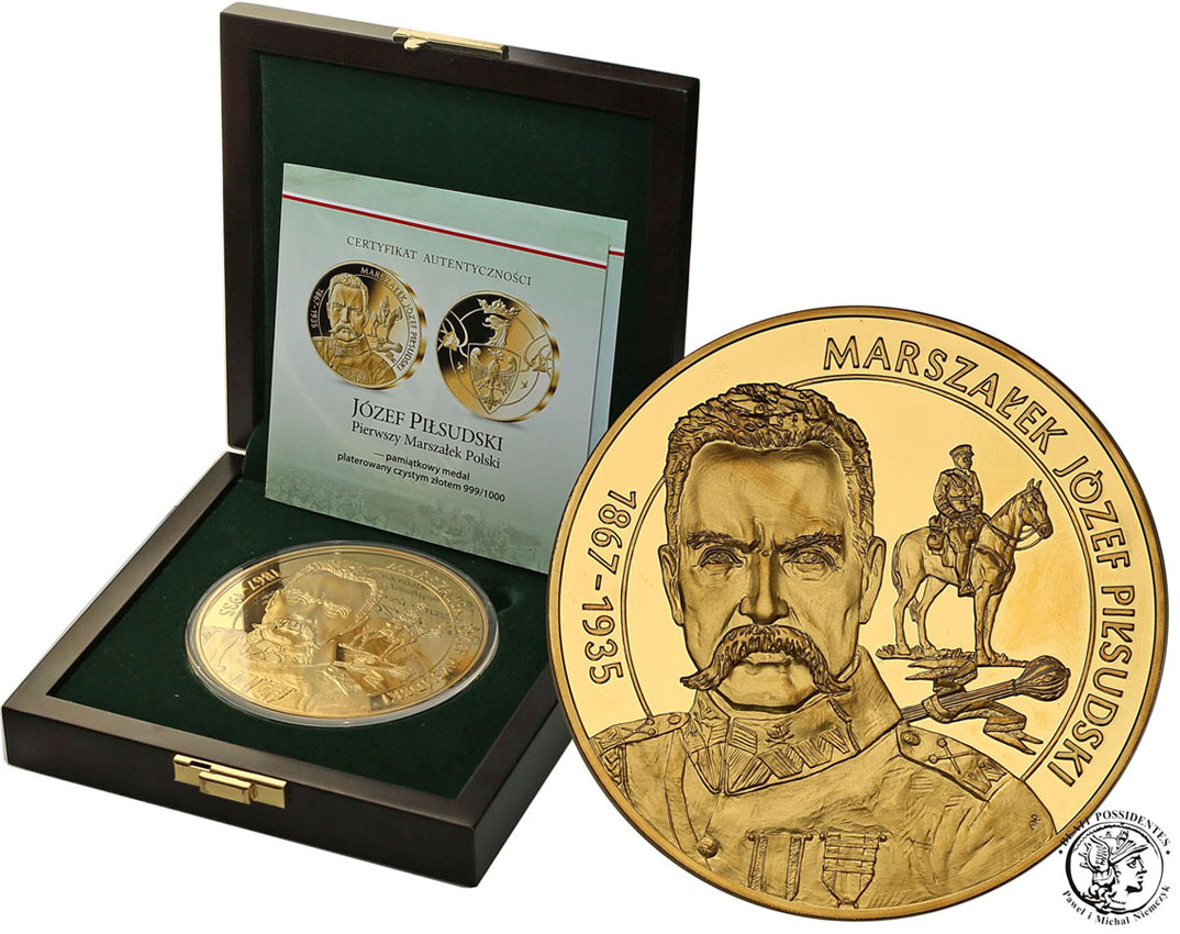 Medal Józef Piłsudski 2011 Skarbnica Narodowa st.L