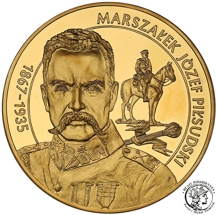Medal Józef Piłsudski 2011 Skarbnica Narodowa st.L