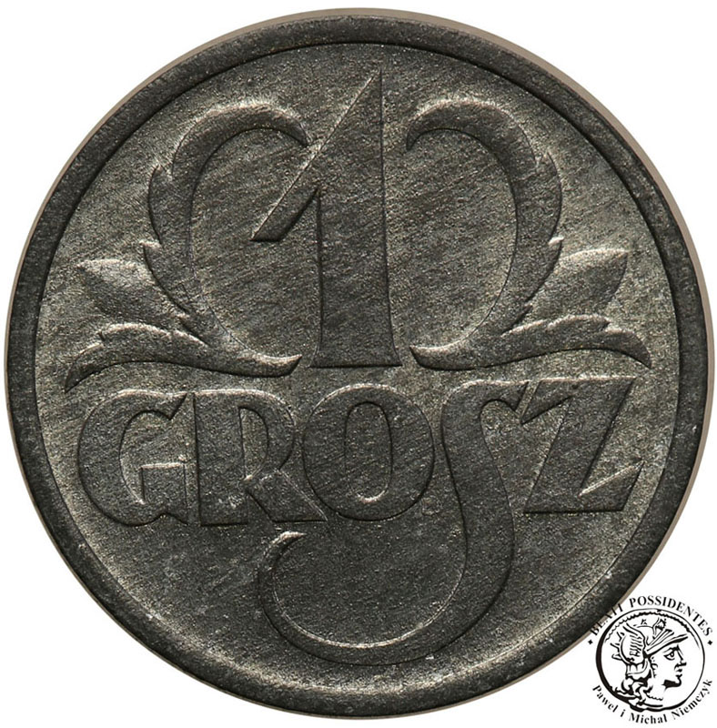 Polska Generalna Gubernia 1 grosz 1939 cynk st.1