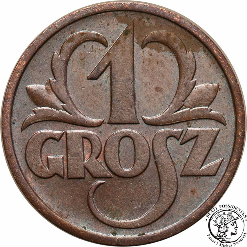 Polska II RP 1 grosz 1938 st.1
