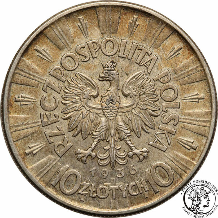 10 złotych 1936 Piłsudski st.2