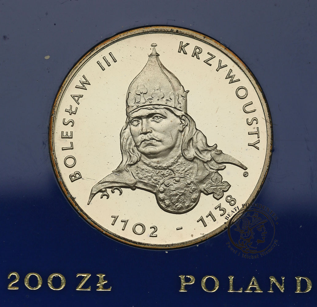 Polska PRL 200 złotych 1982 Krzywousty st.L