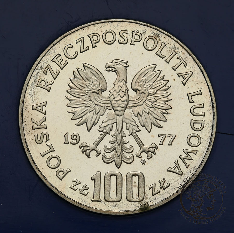 100 złotych 1977 W. Reymont st.L