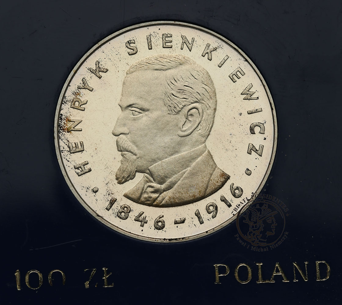 100 złotych 1977 Henryk Sienkiewicz st.L