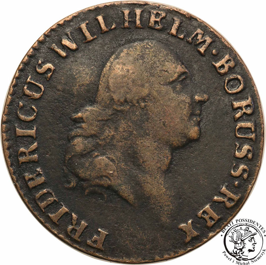 Prusy Południowe grosz 1797 B (Wrocław) st.2-/3+