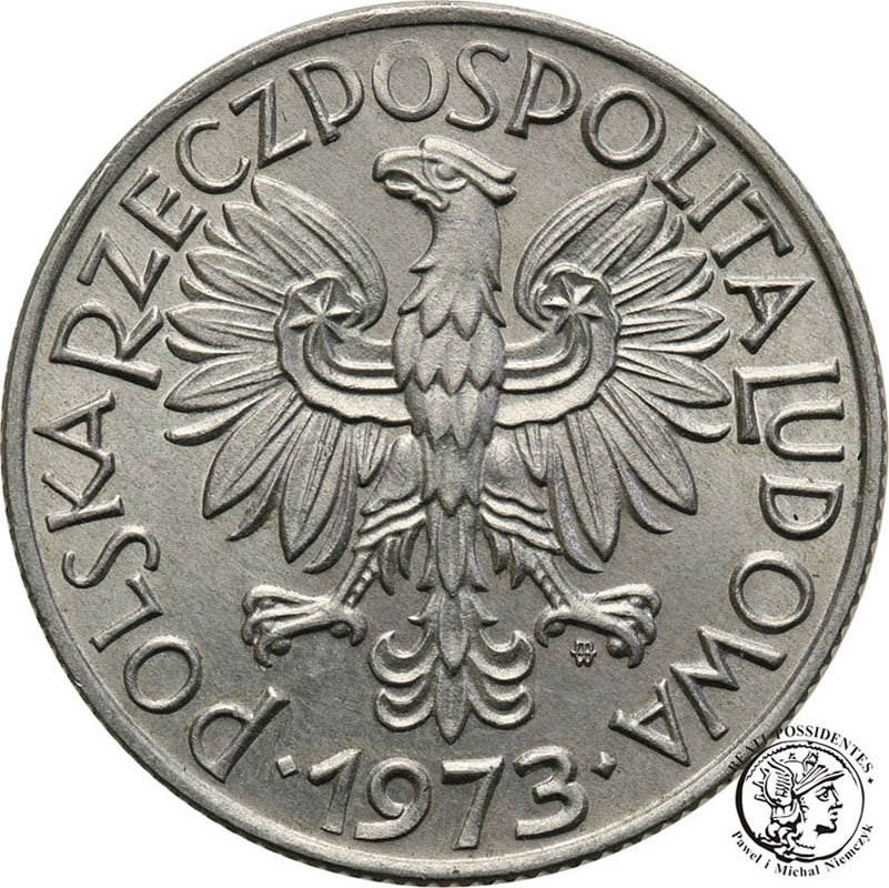 5 złotych 1973 Rybak st.2+