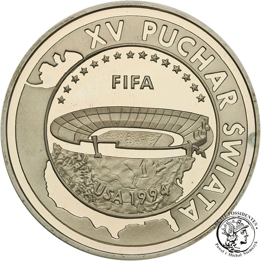 1000 złotych 1994 Puchar Świata FIFA st.L-