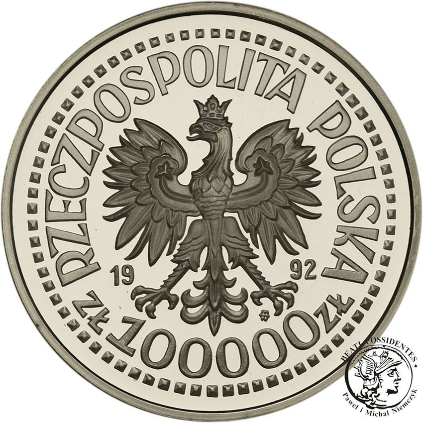 100 000 złotych 1992 Korfanty st.L