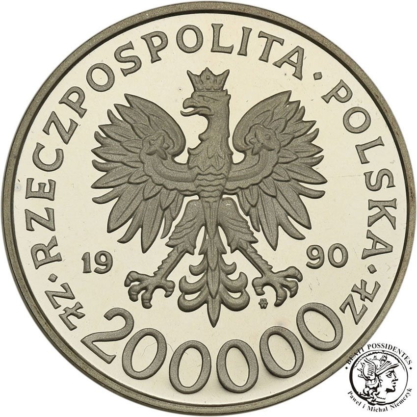 200 000 złotych 1990 Bór Komorowski st.L-