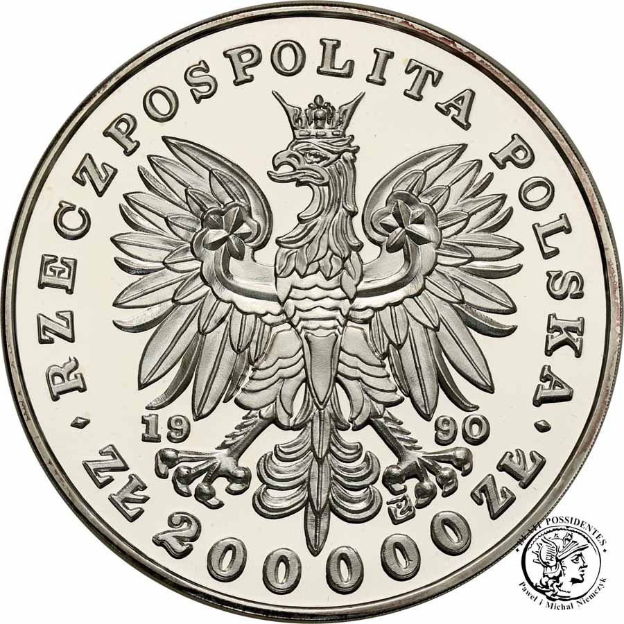 200 000 złotych 1990 Duży Tryptyk Chopin st.L-