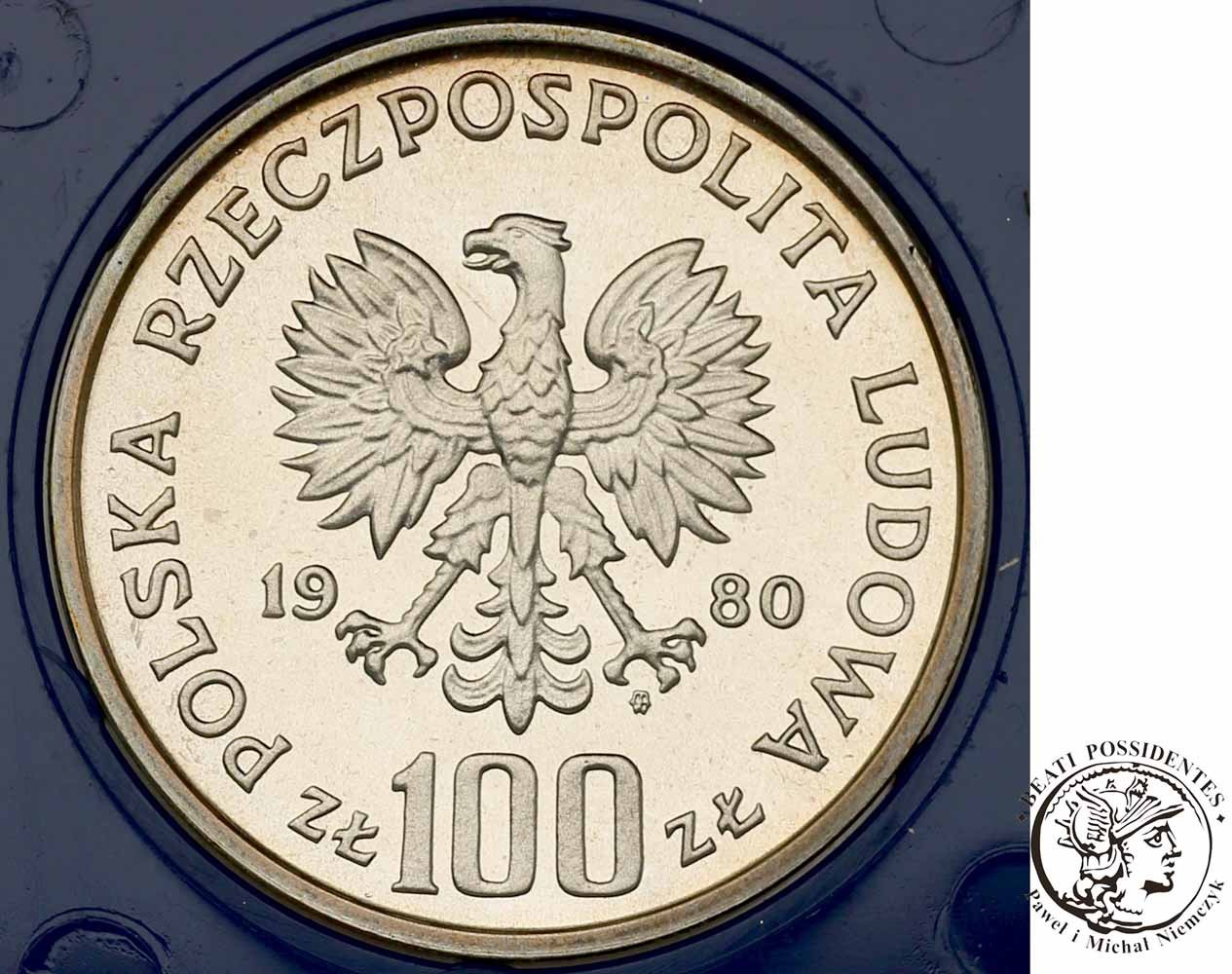 100 złotych 1980 Ochrona Środowiska - Głuszec st.L