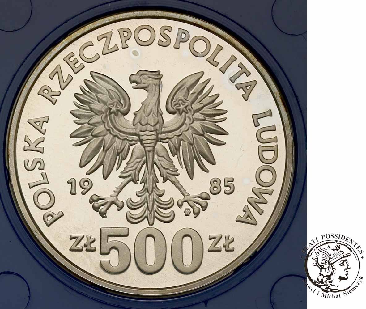 500 złotych 1985 Wiewiórka Ochrona Środowiska stL-