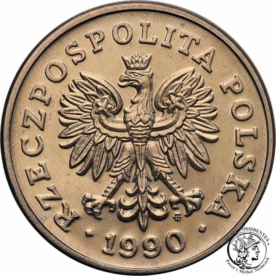 PRÓBA Nikiel 50 złotych 1990 nominał st.L