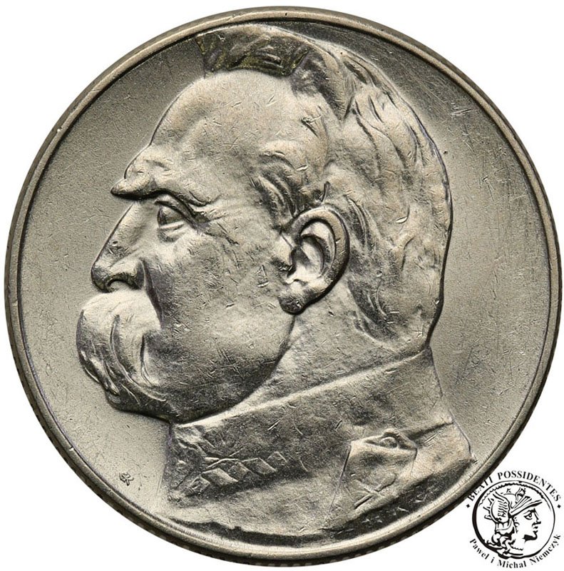 5 złotych 1938 Piłsudski st.2+