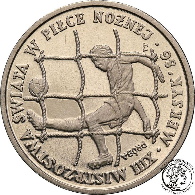 PRÓBA Nikiel 200 złotych 1985 Meksyk st.L