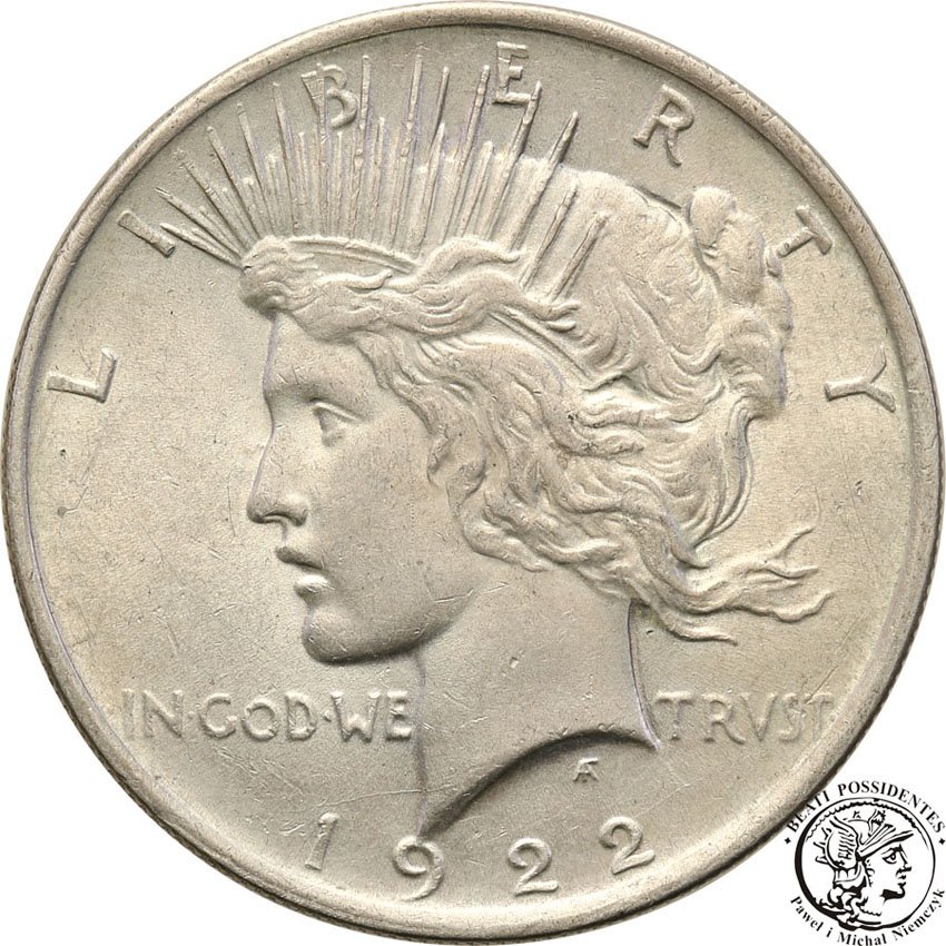 USA 1 dolar 1922 Philadelphia st.2-
