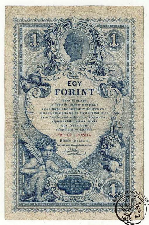 Austria 1 Gulden 1888 st.4