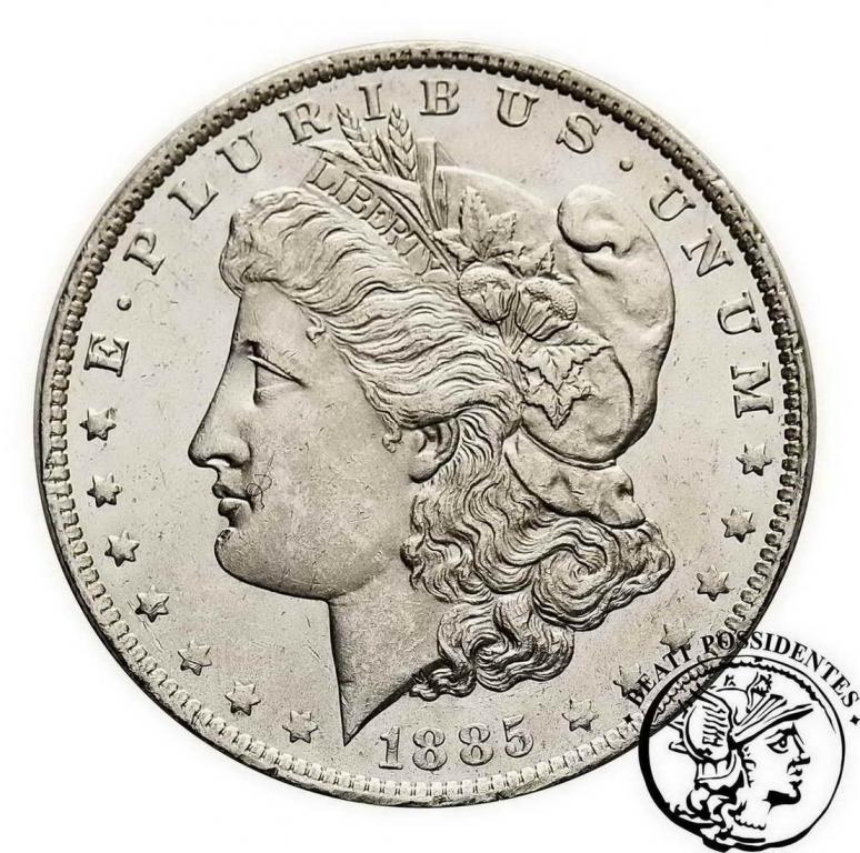 USA 1 $ dolar 1885 O New Orlean st. 2+