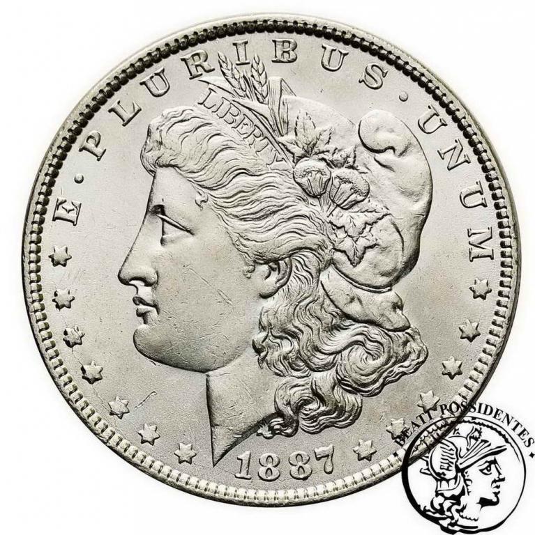 USA 1 $ dolar 1887 Philadelphia st. 2