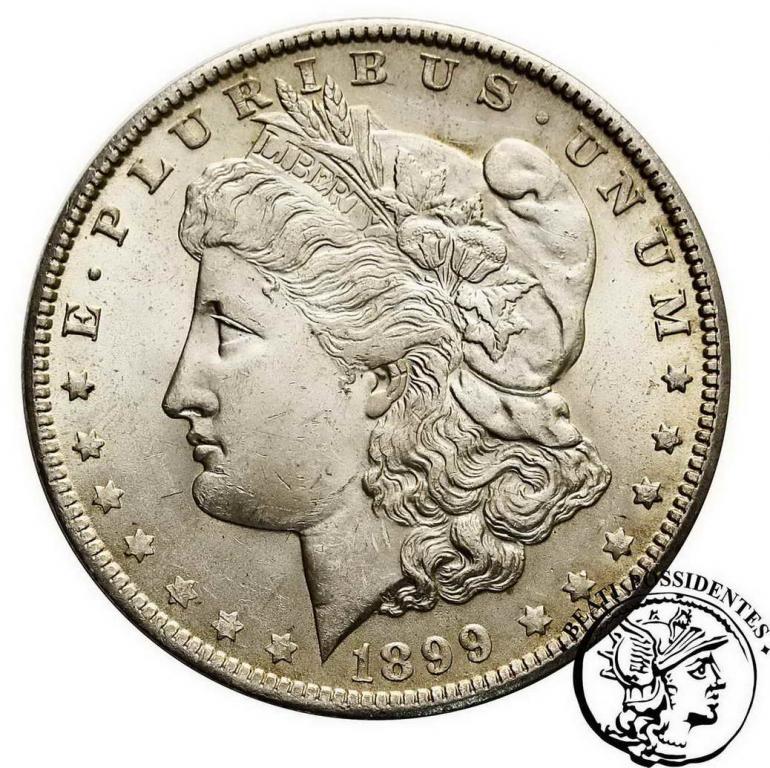 USA 1 $ dolar 1899 O New Orlean st. 2+