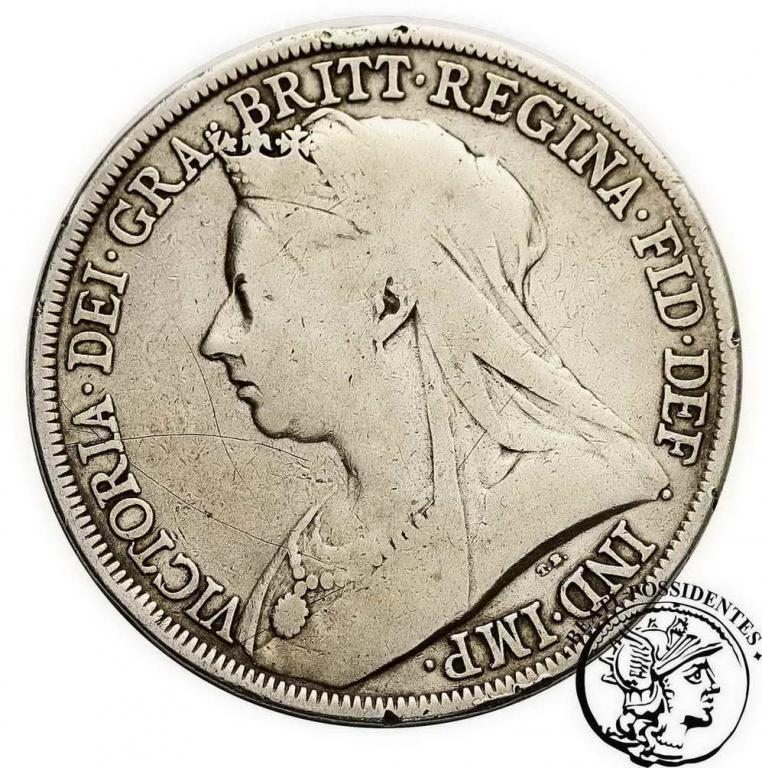 Wielka Brytania 1 korona 1895 st. 4