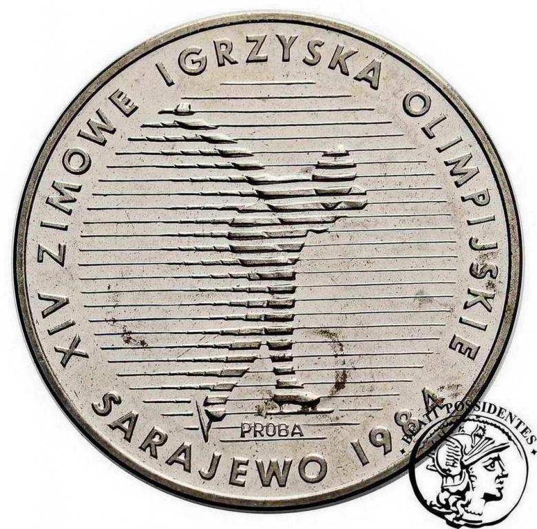 PRL PRÓBA NIKIEL 500 zł Sarajewo 1983 st.L