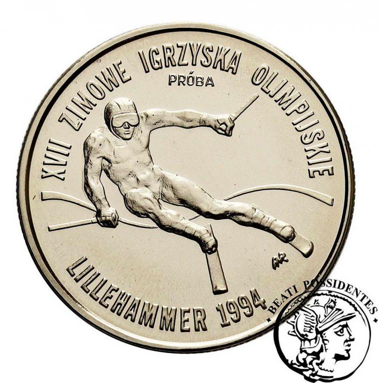 III RP PRÓBA NIKIEL 20000 zł Lillehammer st. L