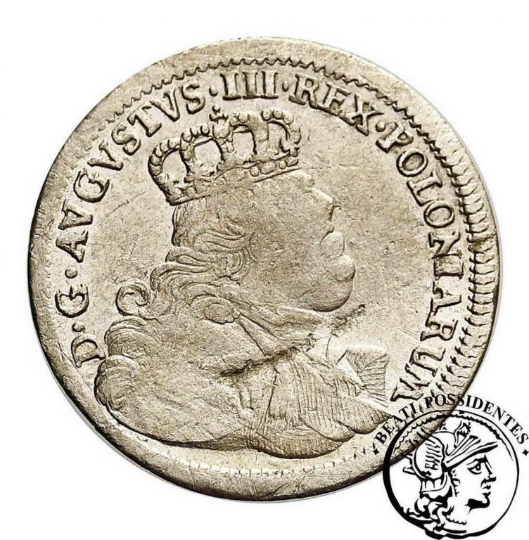 August III Sas szóstak koronny 1754 st. 3
