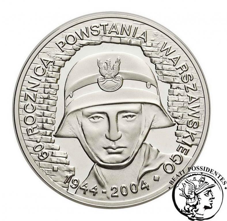 III RP 10 zł 2004 Powstanie Warszawskie st. L-