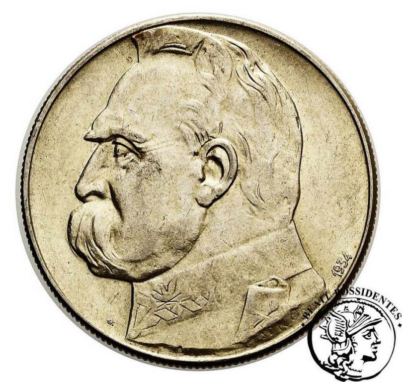 10 złotych 1934 ''S'' Piłsudski st.2