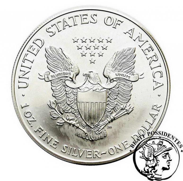 USA 1 $ Dolar 2000 malowanka srebro st.1/1-