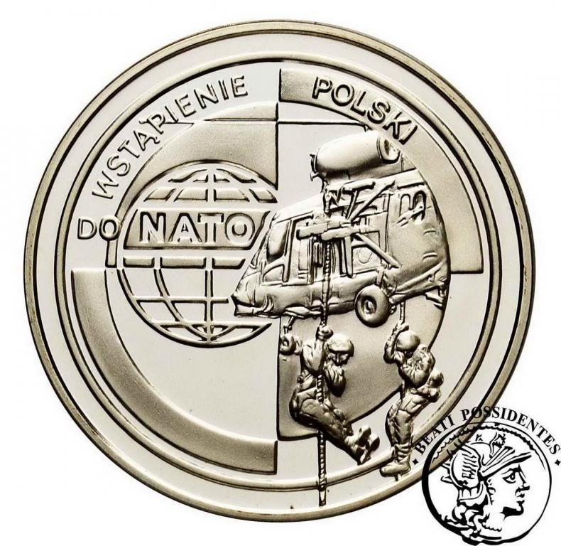 III RP 10 złotych 1999 Wstąpienie do NATO st. L