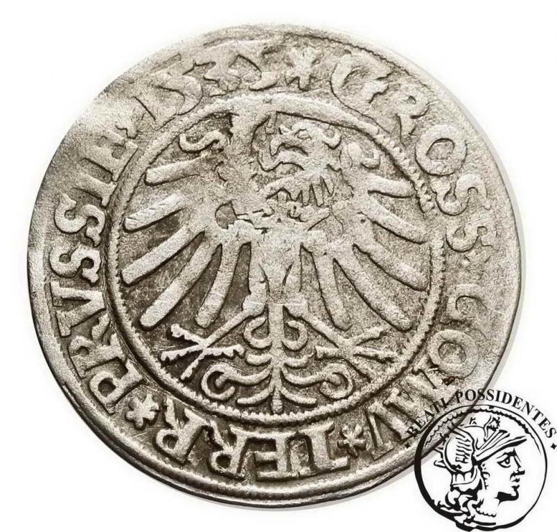 Zygmunt I Stary grosz pruski 1535 st. 3-