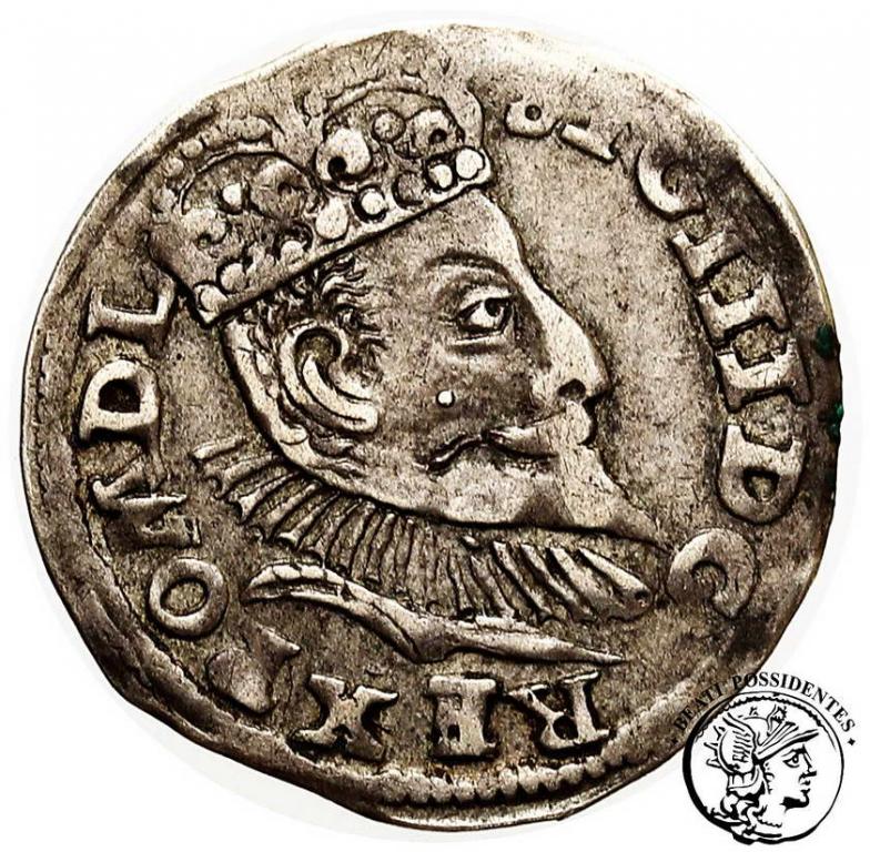 Zygmunt III Waza trojak koronny 1597 Poznań st.3