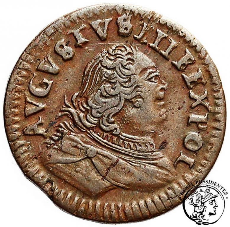 August III Sas grosz koronny 1754 H st.3+