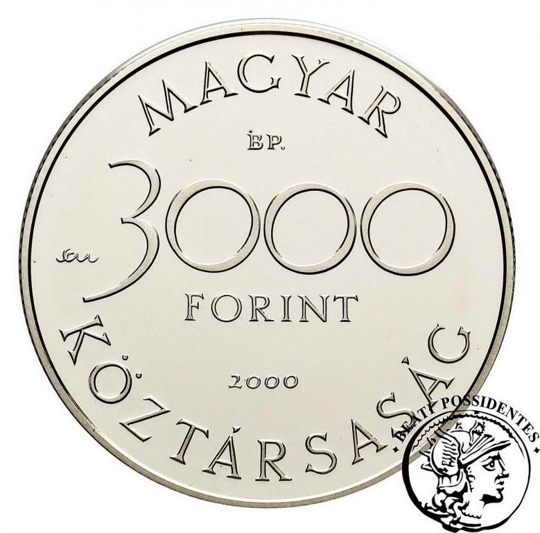 Węgry 3000 Forint 2000 bóbr st.L