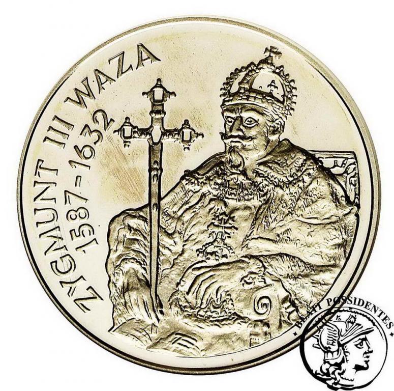 10 zł 1998 Zygmunt III Waza półp PCG PR 70