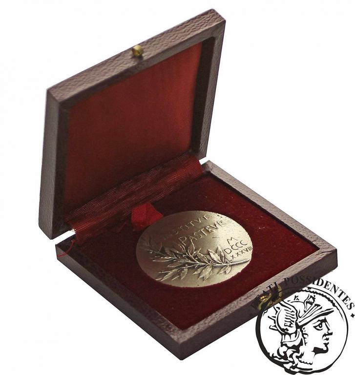Francja Louis Pasteur Institut replika medalu st.1